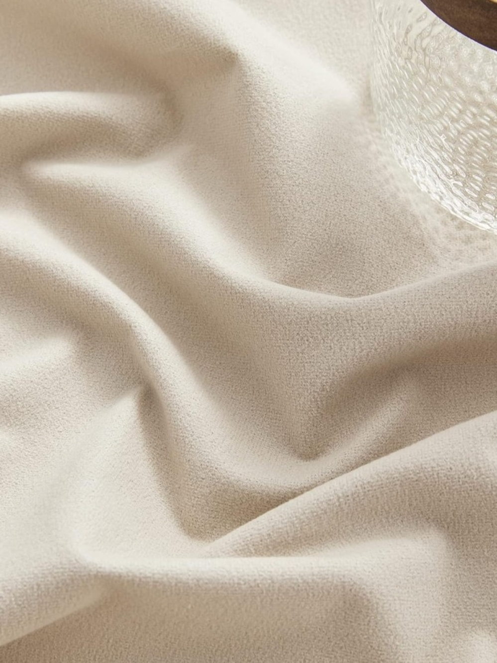 Soft Ruffle Curtain Panel - Cream - Picture 6 of 7